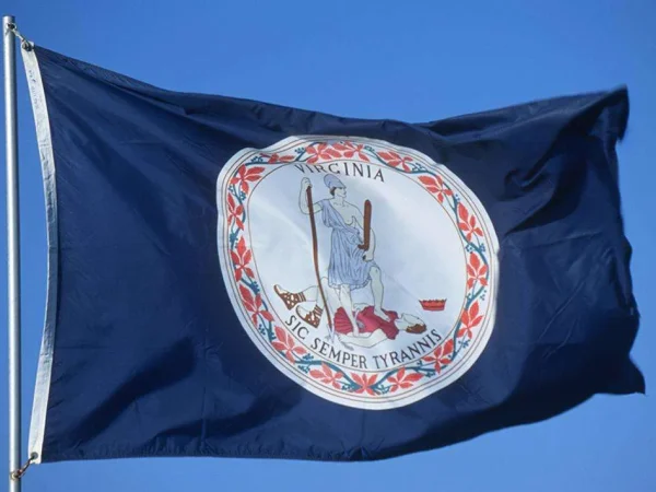 Virginia state flag representing Virginia apostille services
